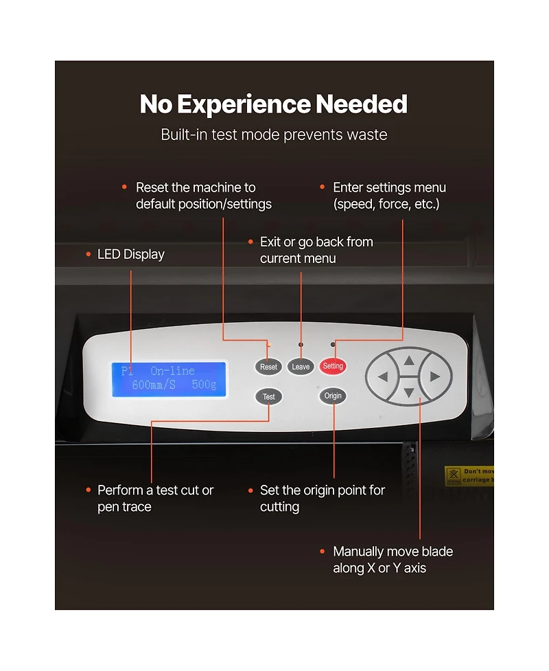 Sevorley Dual Blade Vinyl Cutter Plotter with Stand and Sticker Kit