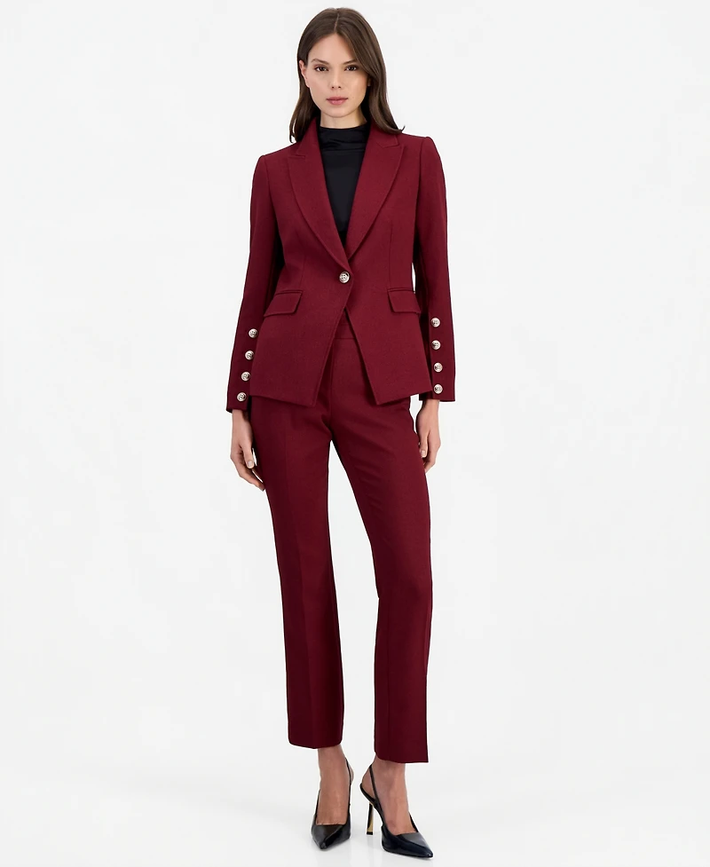 Tahari Asl Women's One Button Peak Lapel Blazer