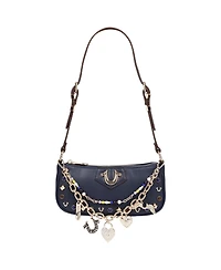 True Religion Chain and Studs Shoulder Bag