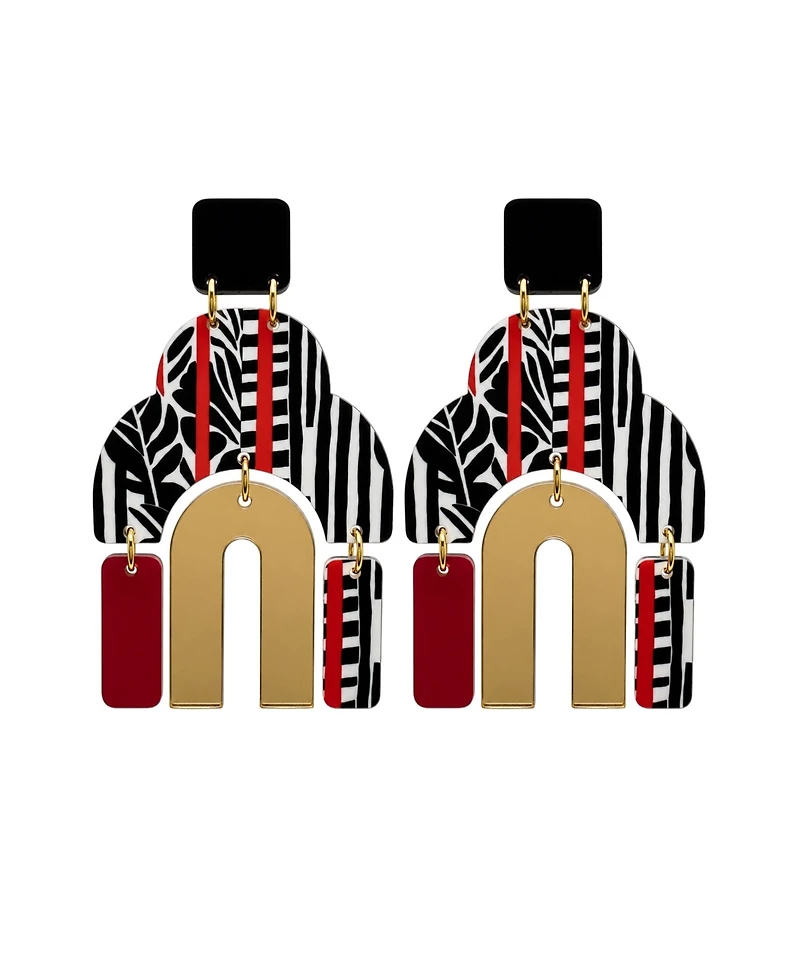 Swanky Designs Esme Dangle Statement Earrings