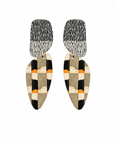 Swanky Designs Sutton Dangle Statement Earrings