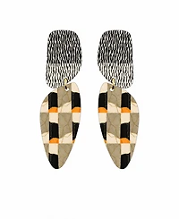 Swanky Designs Sutton Dangle Statement Earrings