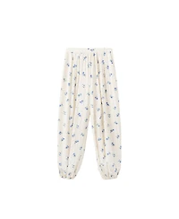 Mango Women's Floral-Print Harem Pants