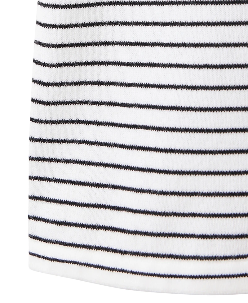 Mango Women's Short-Sleeved Fine-Knit Sweater