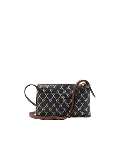 Mango Women's Printed Logo Shoulder Bag