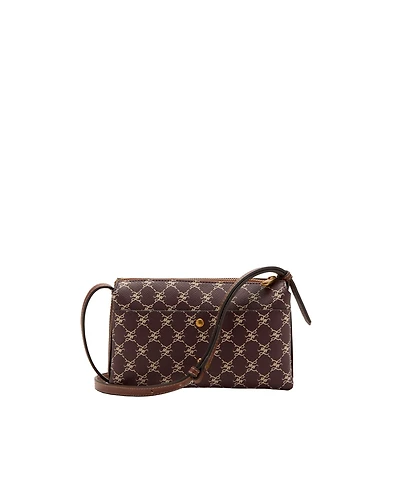 Mango Women's Printed Logo Shoulder Bag