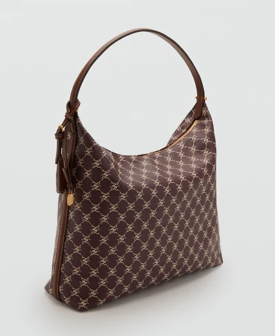 Mango Women's Medium Logo Shoulder Bag