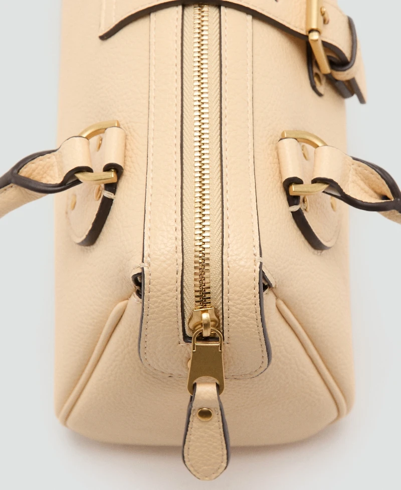 Mango Women's Buckle Bowling Bag