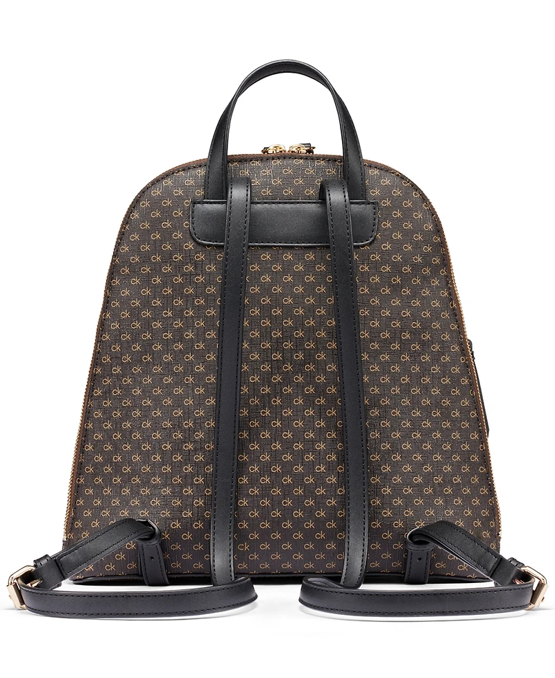 Calvin Klein Classic Sylvie Multi-Pocket Backpack Messenger