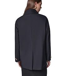 Donna Karan New York Women's Buttoned Rain Coat