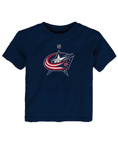 Outerstuff Baby Boys and Girls Navy Columbus Blue Jackets Primary Logo T-Shirt