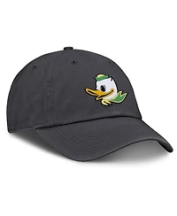 Nike Men's Anthracite Oregon Ducks Club Dri-fit Adjustable Hat