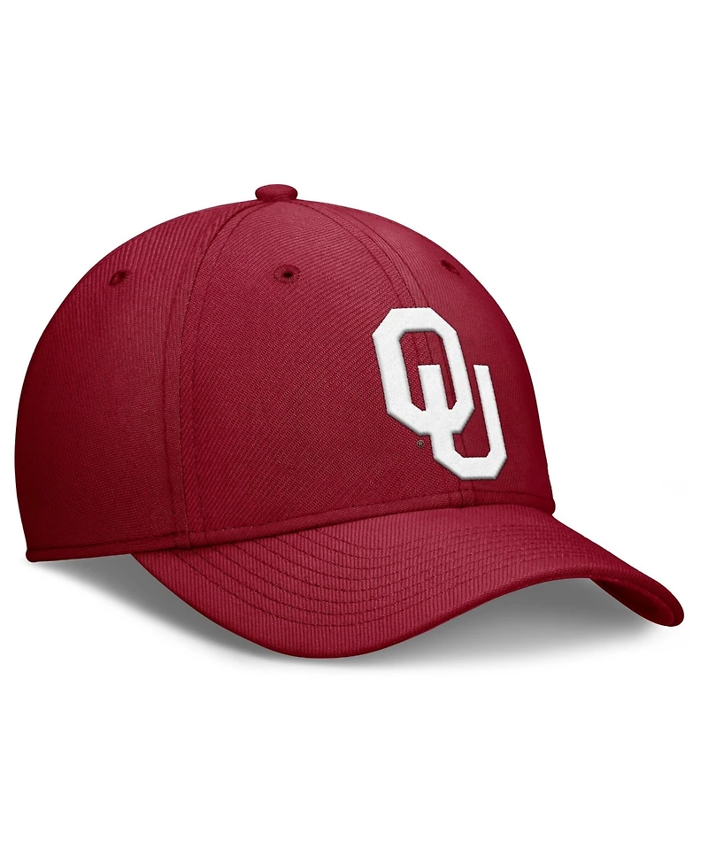 Jordan Men's Crimson Oklahoma Sooners Rise Swoosh Dri-fit Flex Hat