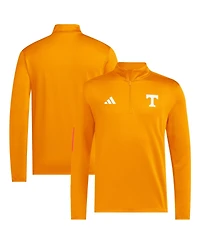 Adidas Men's Tennessee Orange Volunteers 2026 Sideline Ultimate 365 Woven Quarter-Zip Pullover Sweatshirt