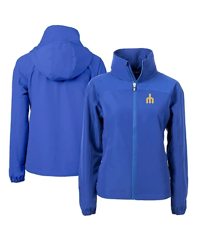 Cutter & Buck Women's Royal Seattle Mariners Charter Eco Full-Zip Jacket