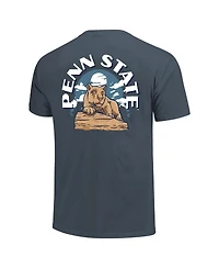 Image One Men's Navy Penn State Nittany Lions Comfort Colors Team Statue T-Shirt
