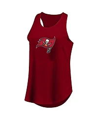 Profile Women's Red Tampa Bay Buccaneers Plus Basic Tank Top