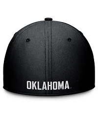 Jordan Men's Black Oklahoma Sooners Rise Swoosh Dri-fit Flex Hat