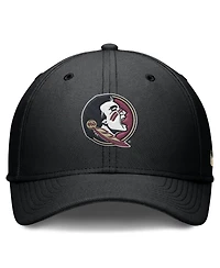 Nike Men's Black Florida State Seminoles Rise Swoosh Dri-fit Flex Hat