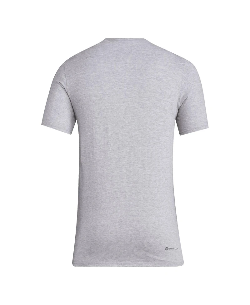 Adidas Men's Gray Tennessee Volunteers Football Poly T-Shirt