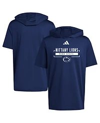 Adidas Men's Navy Penn State Nittany Lions D4T Short Sleeve Hooded T-Shirt