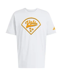 Adidas Men's White Tennessee Volunteers Baseball Fresh T-Shirt