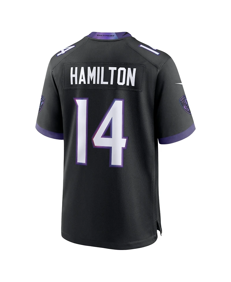 Nike Men's Kyle Hamilton Black Baltimore Ravens Alternate Game Jersey