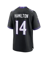 Nike Men's Kyle Hamilton Black Baltimore Ravens Alternate Game Jersey
