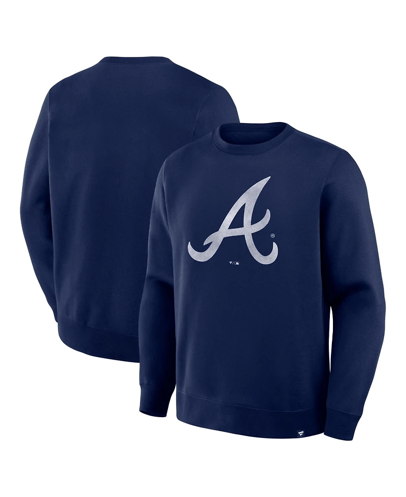 Fanatics Men's Navy Atlanta Braves Legacy Sweatshirt