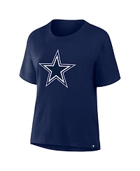 Fanatics Women's Navy Dallas Cowboys Essential Legacy T-Shirt