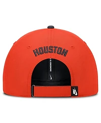 Nike Men's Orange Houston Astros Cooperstown Club Dri-fit Adjustable Hat