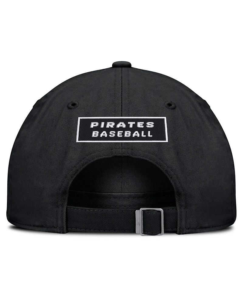 Nike Men's Black Pittsburgh Pirates Primetime Club Adjustable Hat