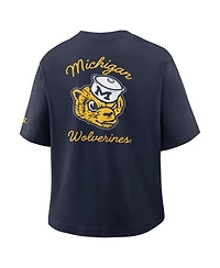 Nike Women's Michigan Wolverines Legacy Pocket Boxy T-Shirt