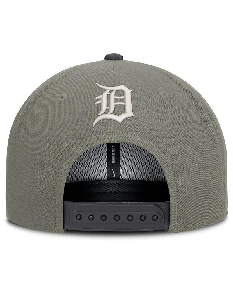 Nike Men's Olive Detroit Tigers Pro Dri-fit Snapback Hat