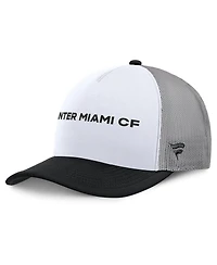 Fanatics Men's White Inter Miami Cf On Deck A-Frame Trucker Adjustable Hat