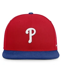 Nike Men's Red/Royal Philadelphia Phillies Primetime Pro Dri-fit Snapback Hat