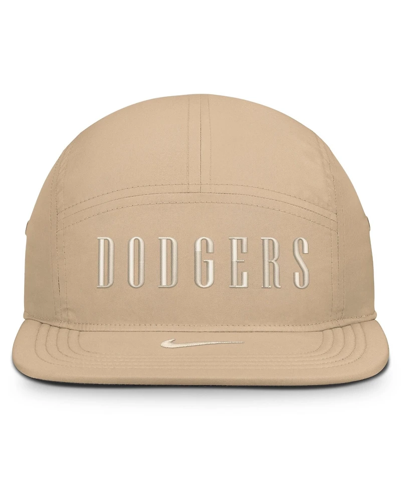 Nike Men's Khaki Los Angeles Dodgers Fly Dri-fit Adjustable Hat