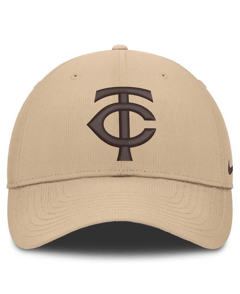 Nike Men's Khaki Minnesota Twins Desert Ripstop Club Adjustable Hat