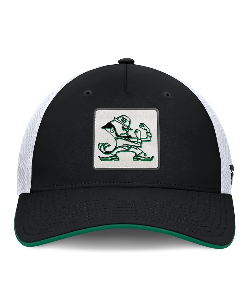 Fanatics Men's Black Notre Dame Fighting Irish 5-Panel Matter Flex Hat