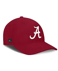 Nike Men's Crimson Alabama Crimson Tide 2026 Sideline Practice Aero Bill Swoosh Flex Dri-fit Hat