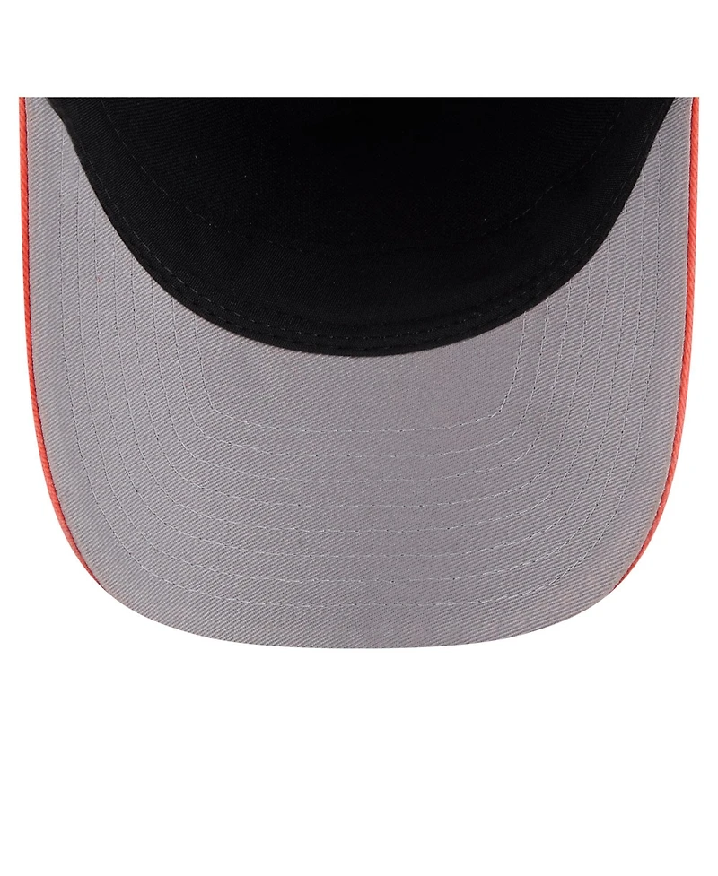 New Era Men's Royal/Orange New York Mets Felt M-Crown 9FORTY Adjustable Hat