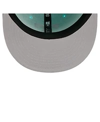 New Era Men's Turquoise/Charcoal Texas Rangers Two-Tone Color Pack 59FIFTY Fitted Hat