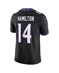 Nike Men's Kyle Hamilton Black Baltimore Ravens Alternate Vapor F.u.s.e. Stitched Limited Jersey