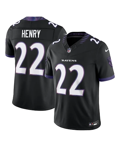 Nike Men's Derrick Henry Black Baltimore Ravens Alternate Vapor F.u.s.e. Stitched Limited Jersey