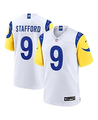 Nike Men's Matthew Stafford White Los Angeles Rams Game Player Jersey