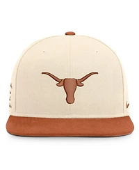 Nike Men's and Women's Natural/Texas Orange Texas Longhorns Campus Prep Snapback Hat
