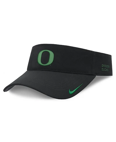 Nike Men's and Women's Black Oregon Ducks 2026 On-Field Ace Adjustable Visor