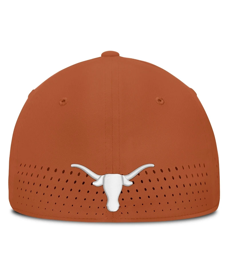 Nike Men's Texas Orange Longhorns Gameday Aerobill Swooshflex Dri-fit Hat
