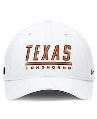 Nike Men's White Texas Longhorns Game Day Rise Swooshflex Hat