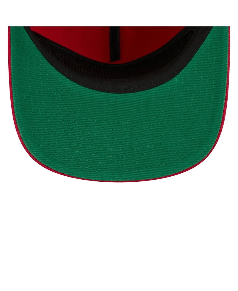 New Era Men's Red Detroit Red Wings Throwback Stanley Cup Champions Side Patch 19TWENTY Adjustable Hat